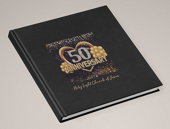 Large Coffee Table Book 12" square Holy Light Church